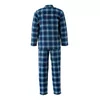 Woody Beer Uniseks Pyjama Doorknoop - blue-red checkered