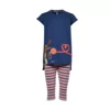 Woody Teckel Meisjes Pyjama - Marineblauw