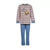 Woody Kat Jongens Pyjama - multicolor striped