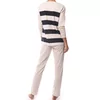 Pluto Orenza Pyjama - Stripes beige/ Blue