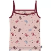 Woody Meisjes Singlet - pink with eyes all-over print