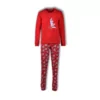 Woody Yeti Heren Pyjama - christmas red