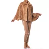 Lords & Lilies Dames Poncho - camel brown