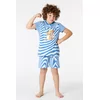 Woody Axolotl Jongens Pyjama - z stripe boys axolotl striped