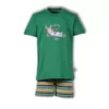 Woody Zebra Jongens Pyjama - Groen