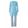 Woody Uil Meisjes Pyjama - grey blue