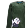 Woody Panda Jongens Pyjama - donkergroen