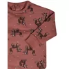 Woody Wolf Meisjes Pyjama - old pink with wolf