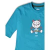 Woody Panda Jongens Pyjama - Turquoise