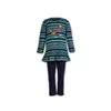 Woody Vos Meisjes Pyjama - stripe single jersey greenland striped