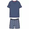 Woody Heren Pyjama - Marineblauw