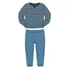 Woody Ezel Unisex Pyjama - stripe verlours urban paint striped