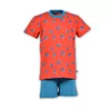 Woody Nijlpaard Unisex Pyjama - rood nijlpaard all-over print