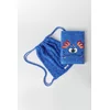 Woody Axolotl Handdoek Met Rugzak - Palace blue