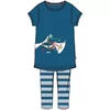 Woody Zeemeeuw Dames Pyjama - Blauw