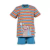 Woody Nijlpaard Jongens Pyjama - rood-oranje gestreept
