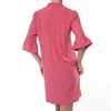 Pink Label Beach Solid Tuniek - coral