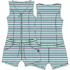 Woody Meisjes Jumpsuit - terry stripe spring orchard