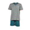 Woody Jongens Pyjama - groen gestreept