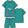 Woody Octopus Heren Pyjama - Groen