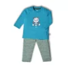 Woody Panda Jongens Pyjama - Turquoise