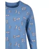 Woody Kat Dames Pyjama - blue with cat