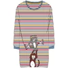 Woody Kat Dames Nachtkleed - multicolor striped