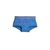 Woody Meisjes Short - ash blue with eyes all-over print