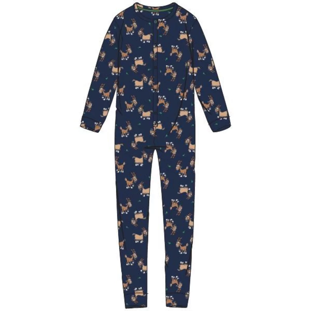 Woody Berggeit Unisex Onesie - dark blue with goat