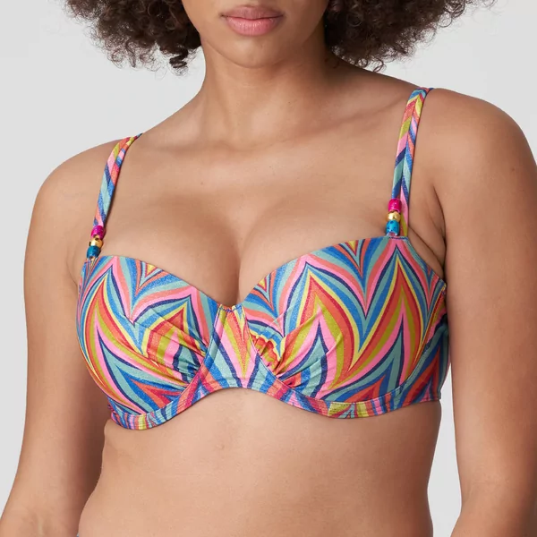 PrimaDonna Swim Kea Bikini Top - rainbow paradise