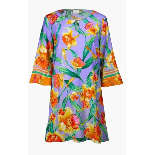 Charmline Botanic Radiance Tuniek - Purple bloom