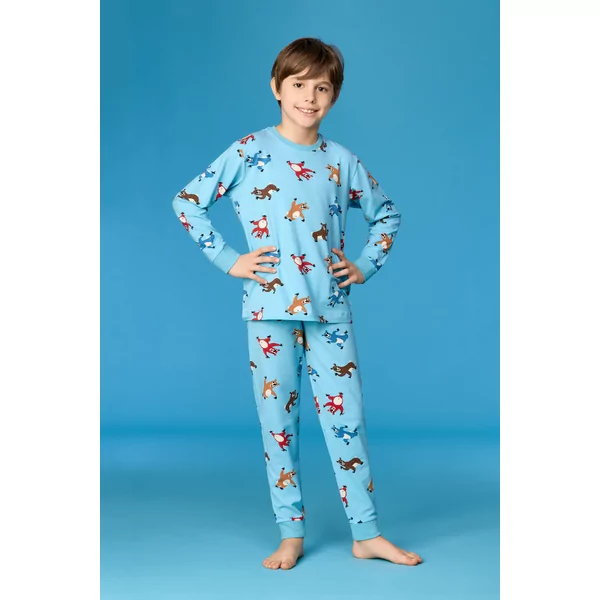 Woody Beer Jongens Pyjama - berenprint