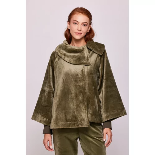 lordsxlilies Dames Poncho - donkergroen