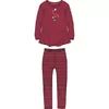 Woody Flamingo Meisjes Pyjama - garnet red