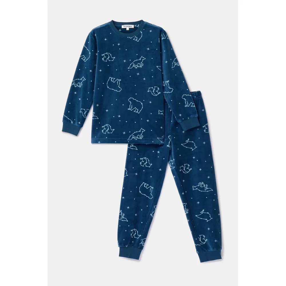 Woody Jongens Pyjama - galaxy print