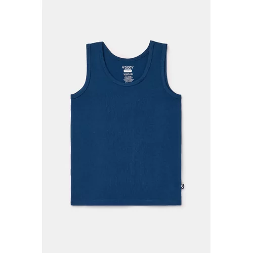 Woody Jongens Hemdje - donkerblauw