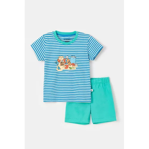 Woody Heremietkreeft Jongens Pyjama - blauwe streep