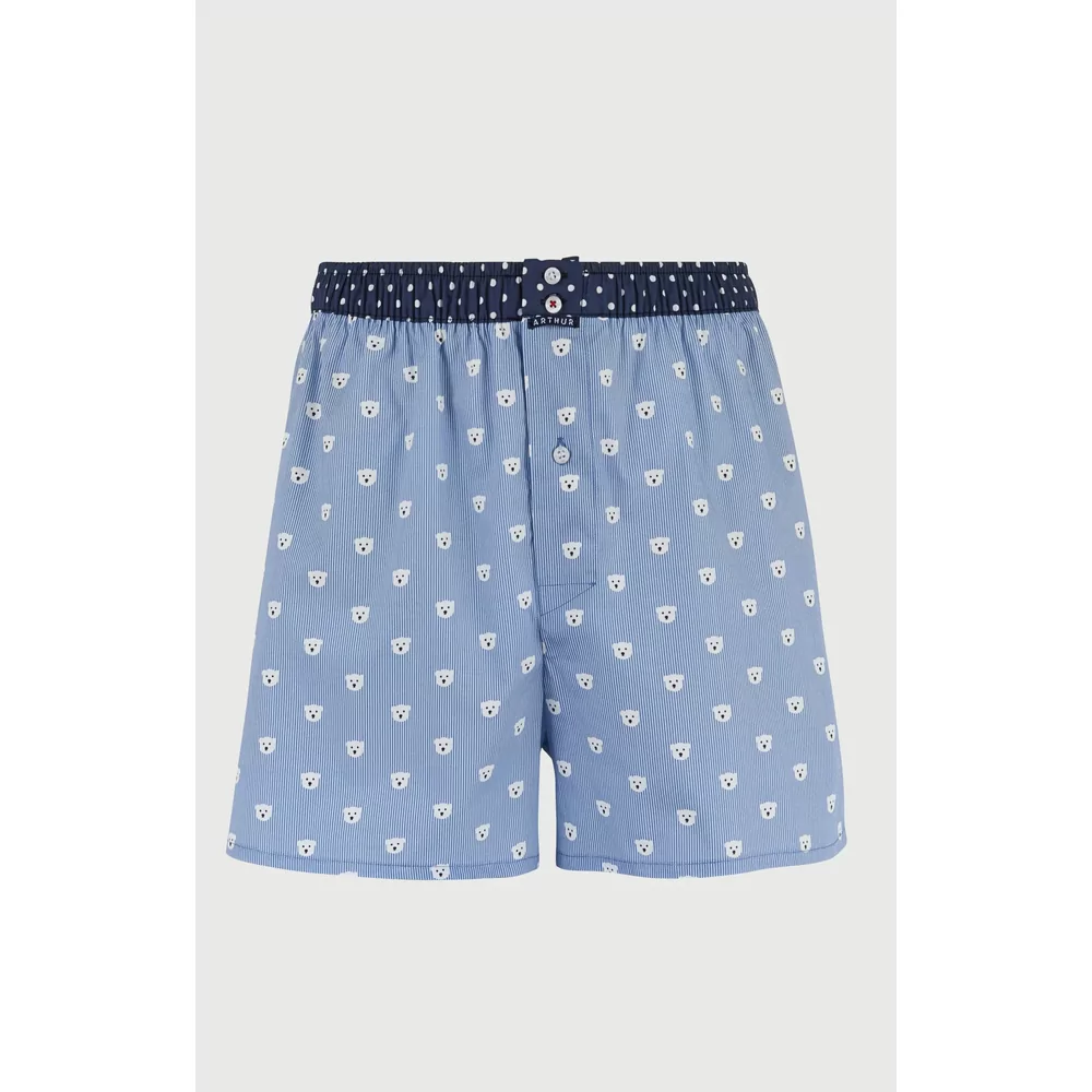 Arthur Boxer Club Homme Tête Ours - BLUE
