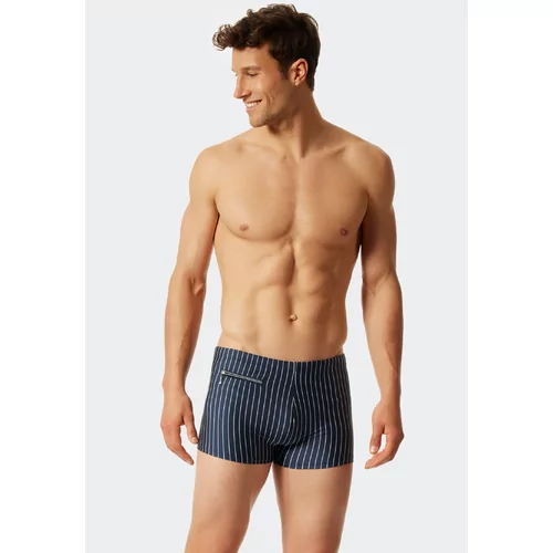Schiesser Heren Retro Zwemshort - admiral