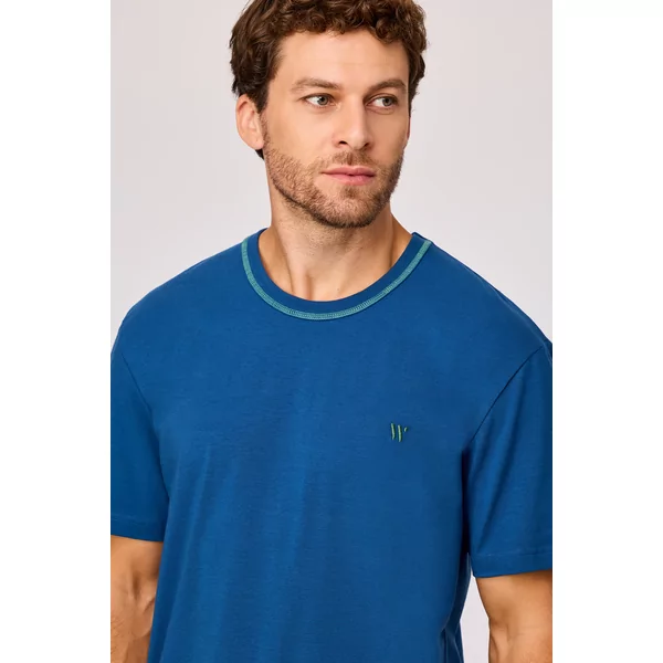 Woody Heren Pyjama - donkerblauw