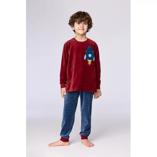 Woody Jongens Pyjama - Bordeaux