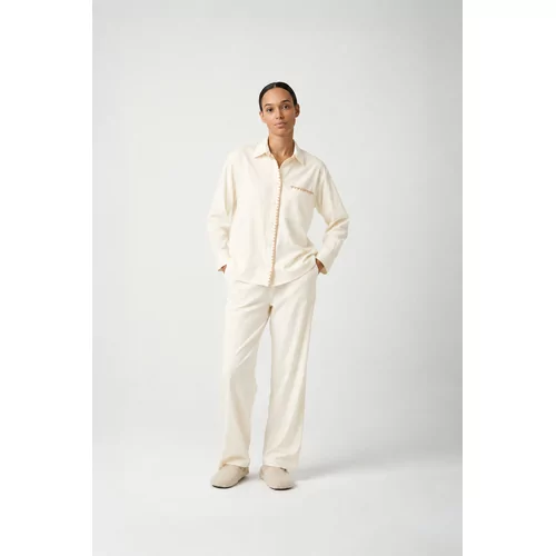 Pluto Quby Dames Pyjama - Ivory/Beige