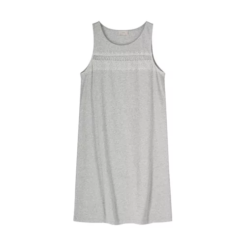 Pluto Abena Dames Nachtkleed - Grey Chine / Ivory