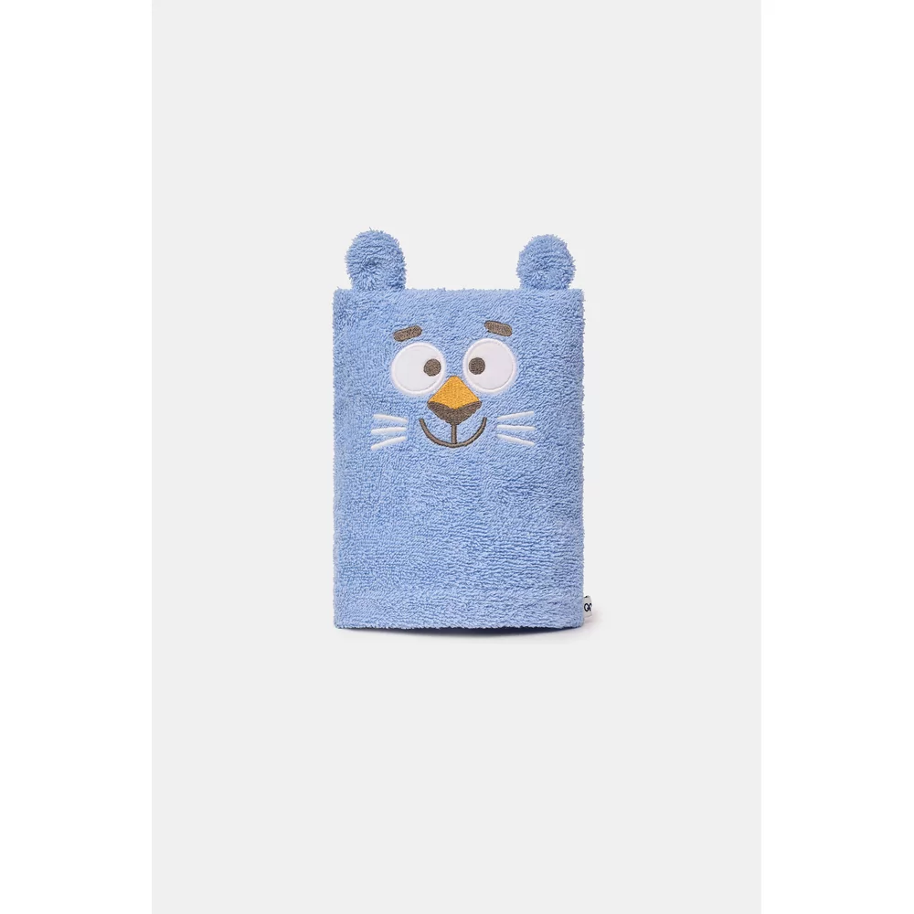 Woody Tijger Washandje - Blauw