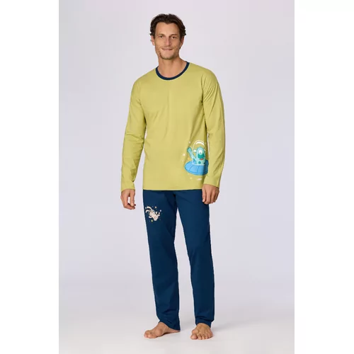 Woody Alien Heren Pyjama - Groen