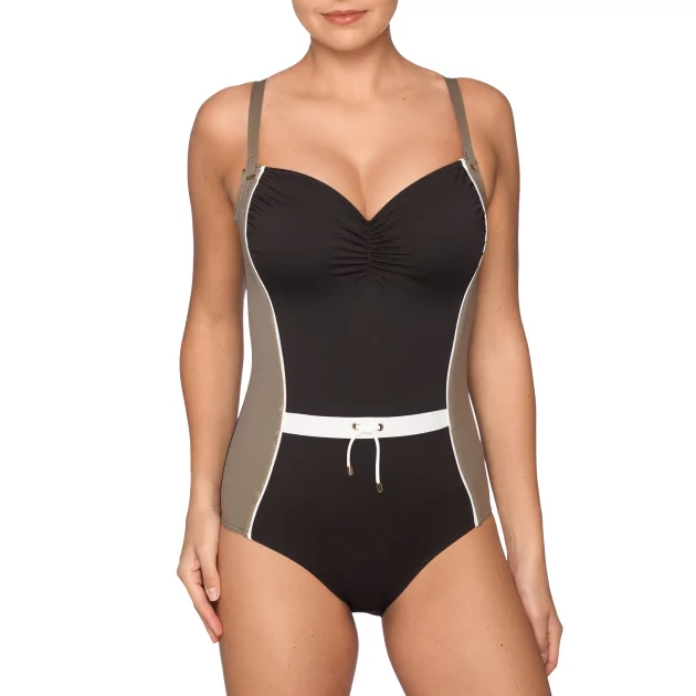 Maillot De Bain Bikini Prima Donna Terra Nova - Taille 115 C - Couleur Marron