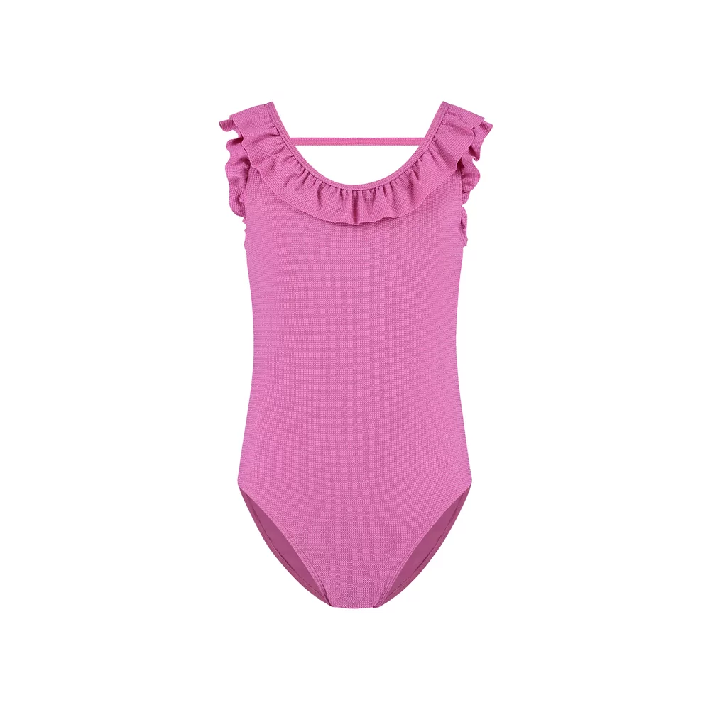 Beachlife Meisjes Badpak - pink shimmer