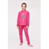 Woody Kalkoen Meisjes Pyjama - FUCHSIA