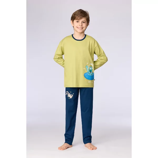 Woody Alien Jongens Pyjama - Groen