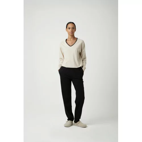 Pluto Qalea Dames Pyjama - Beige/Black